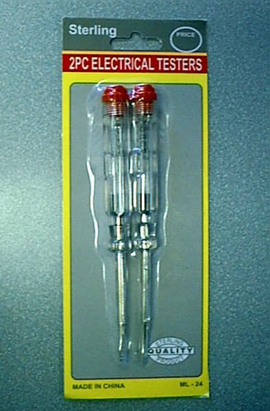 Sterling-brand screwdriver-type circuit testers - Image 1