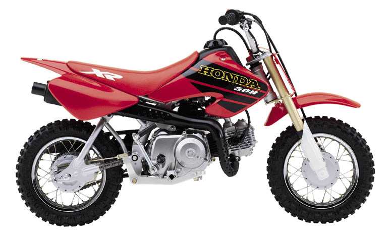 Year 2000 and 2001 Honda XR50R off-road motorcycles - Image 1