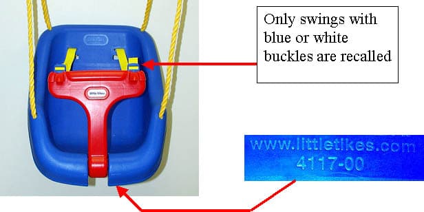 Little Tikes Home "2-in-1 Snug 'n Secure" swings - Image 1