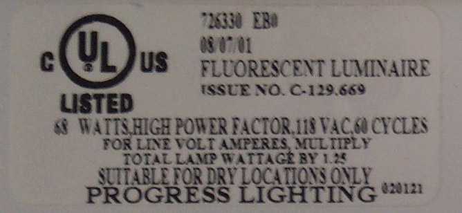 Fluorescent ceiling and bathroom lights - Image 1