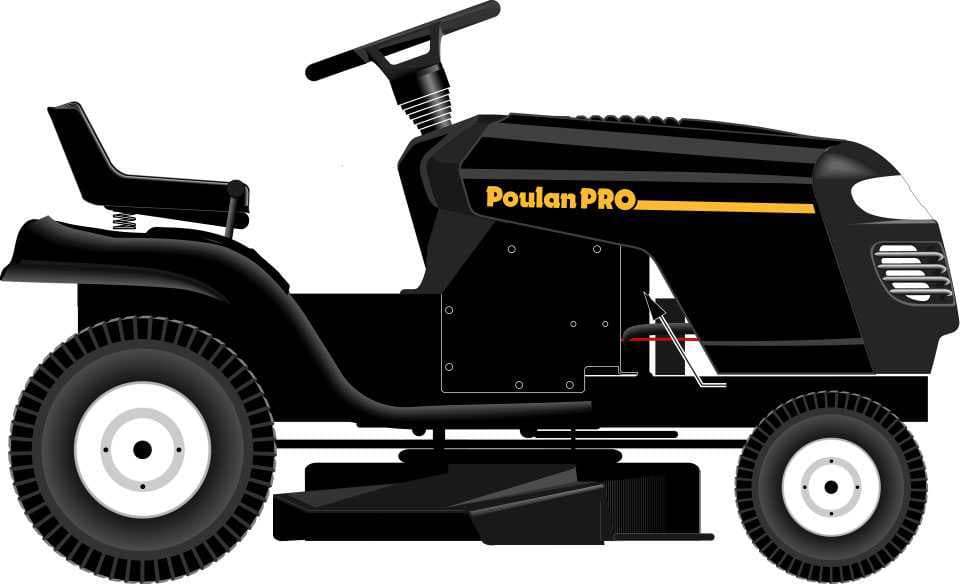 Lawn tractors sold under the brand names Poulan Pro, WEED EATER, Husqvarna and Jonsered - Image 1