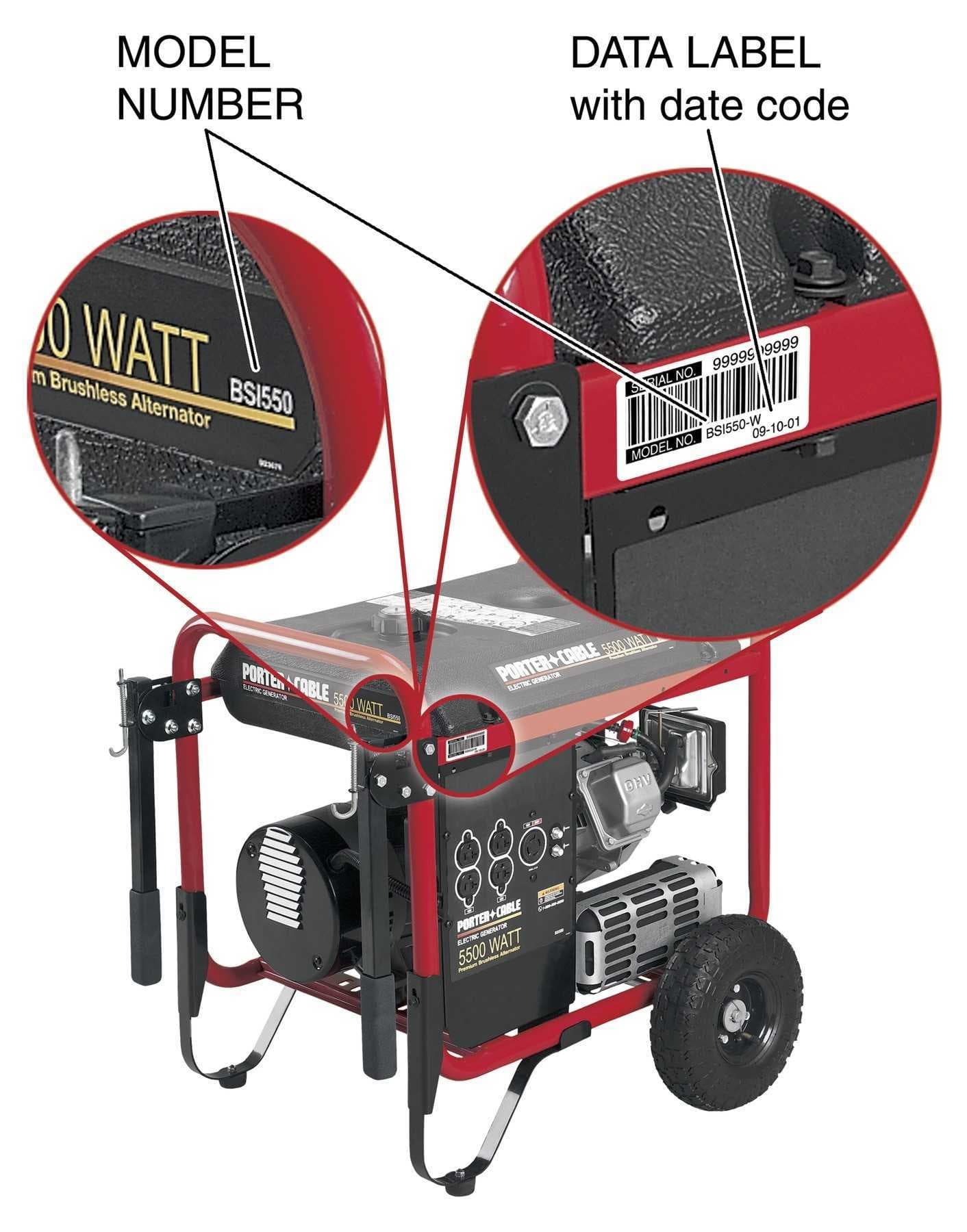Porter-Cable portable generators - Image 1