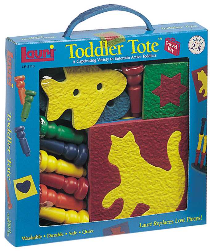 "Toddler Tote™" toddler activity sets and "Familiar Things" toddler puzzles - Image 1