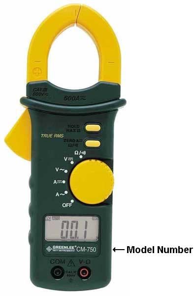 Greenlee CM-700 and CM-750 electrical meters - Image 1