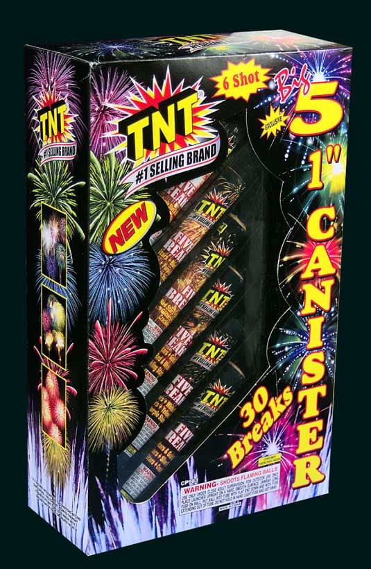 "TNT" Reloadable Tube Fireworks - Image 1
