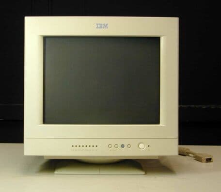 IBM monitors: G51 CRT (Cathode Ray Tube) and G51t Touch Screen CRT models - Image 1