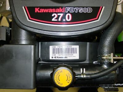 Kawasaki OHV engine, Model FD750D, used in Ventrac compact articulated tractors - Image 1