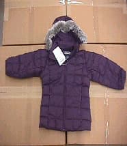 Land's End Little Girl's Fur Trimmed Parka and Little Kids' Reversible Down Parka - Image 1