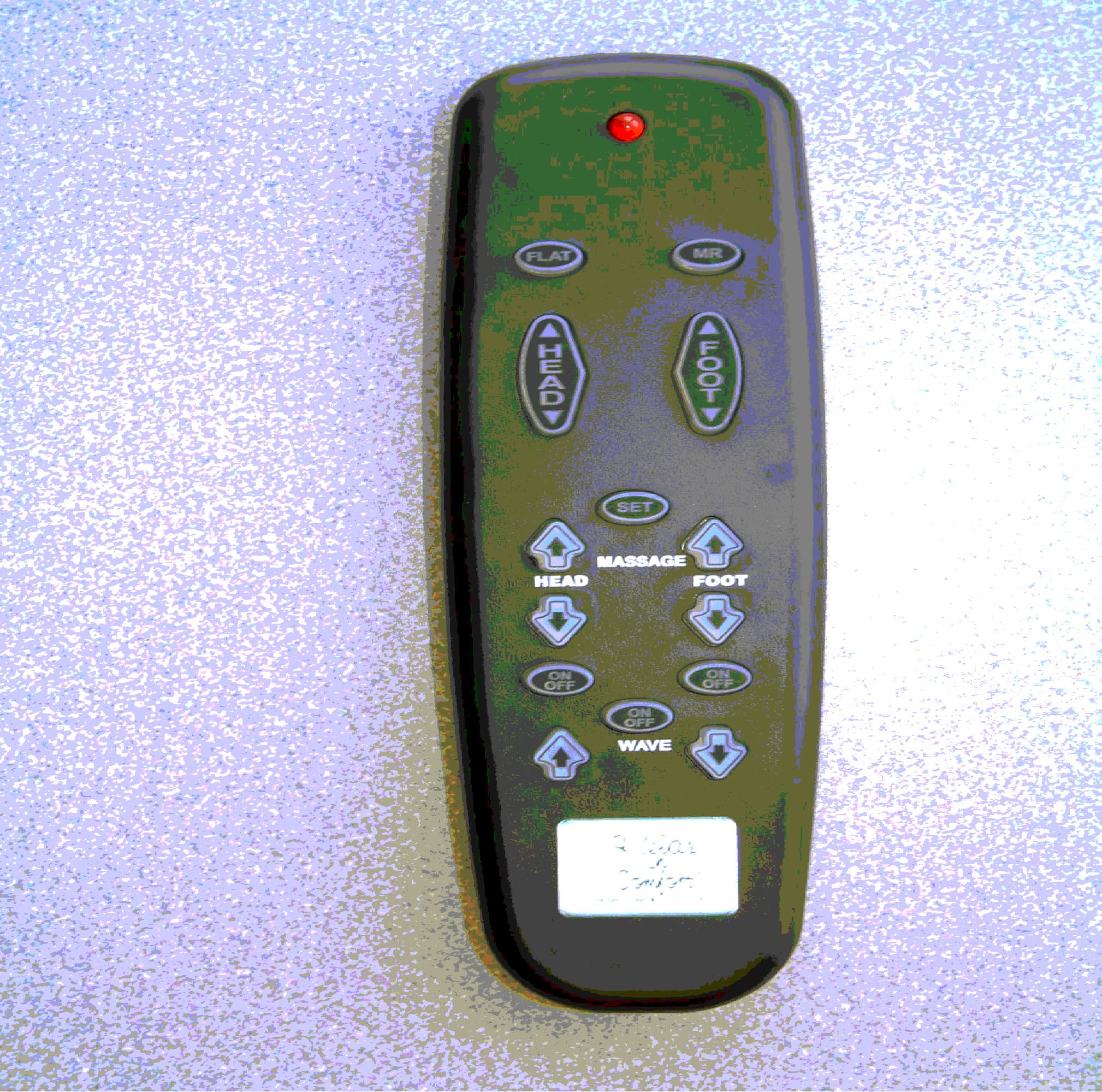 Infrared Remote Controls used with Adjustamagic, Scape and Maxwell Adjustable Beds - Image 1