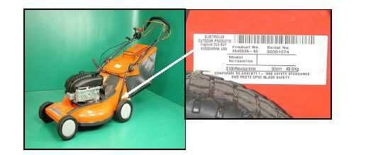Husqvarna Royal 53S or ROY53INTEK Walk-Behind Lawn Mowers with serial numbers between 24600001 to 31000205 - Image 1