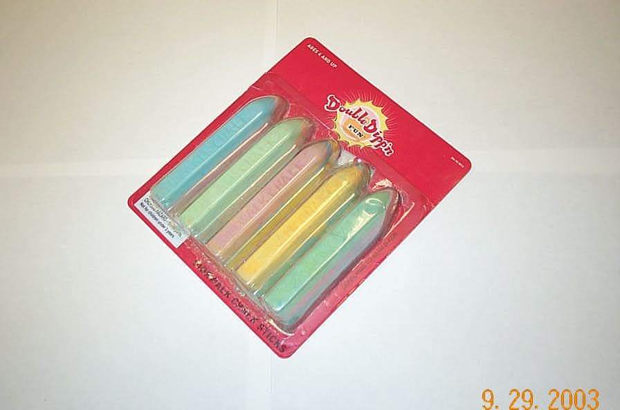 Multicolored Sidewalk Chalk - Image 1