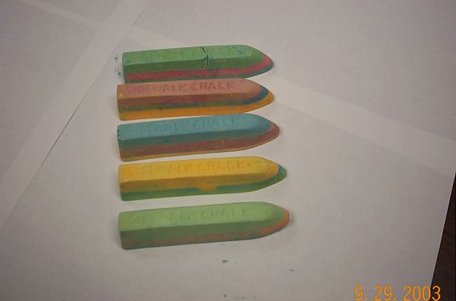 Multicolored Sidewalk Chalk - Image 2