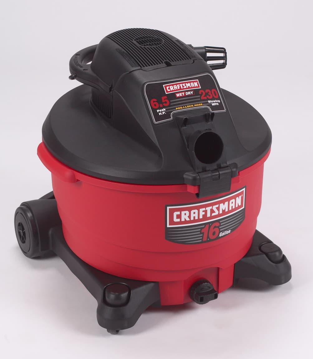 Craftsman 16-gallon and RIDGID 12- and 16-gallon wet/dry vacuums - Image 1
