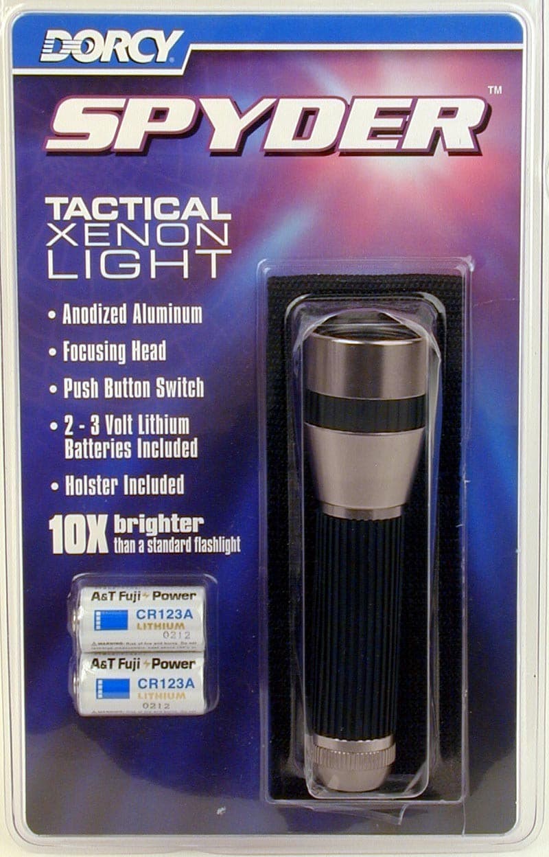 Fuji Power and A&T Fuji Power CR123A 3-volt lithium batteries originally provided with the Dorcy Spyder Tactical Xenon Light (Product 41-4200), also sold in packages of two flashlights under the name  - Image 1