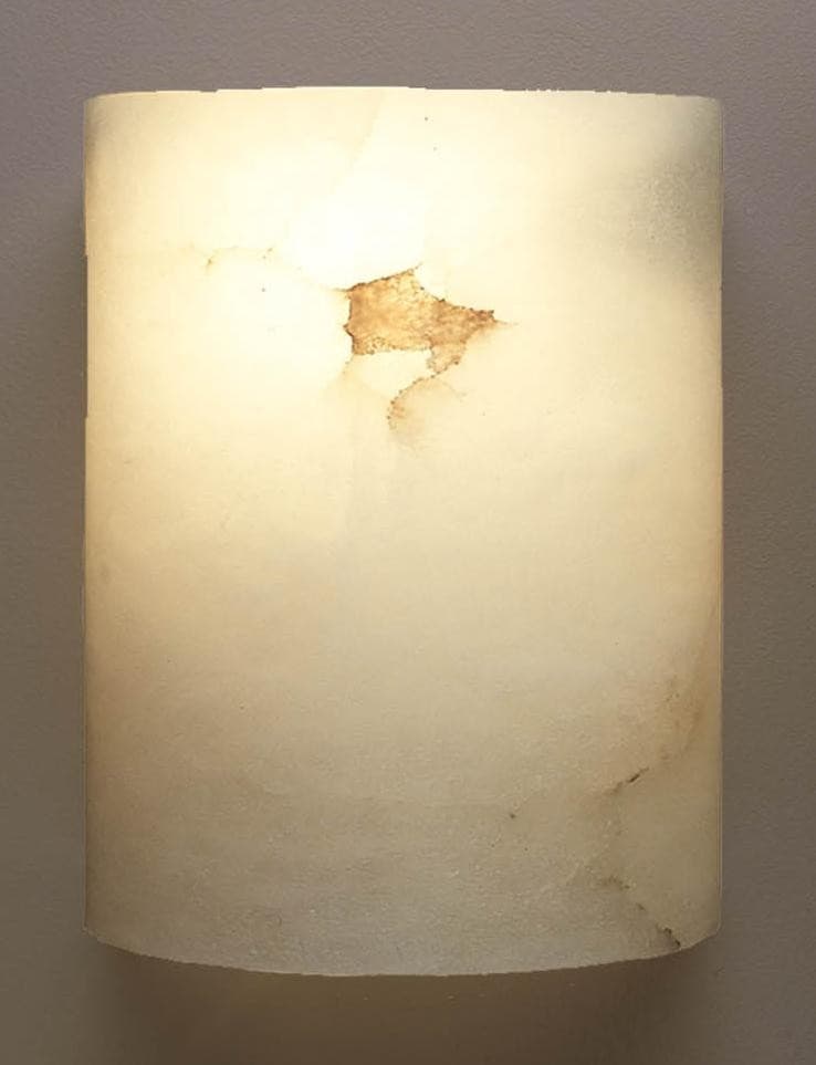 Alabaster Wall Sconce Lights - Image 1