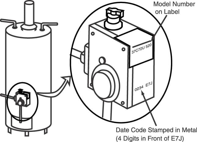LP and Convertible Gas Water Heater Temperature Controls - Image 1