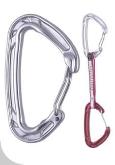 Wild Country-brand Helium carabiners used in rock climbing - Image 1