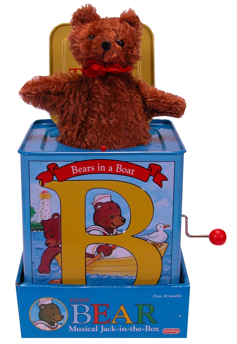 Bear "Jack-In-the-Box" toy - Image 1