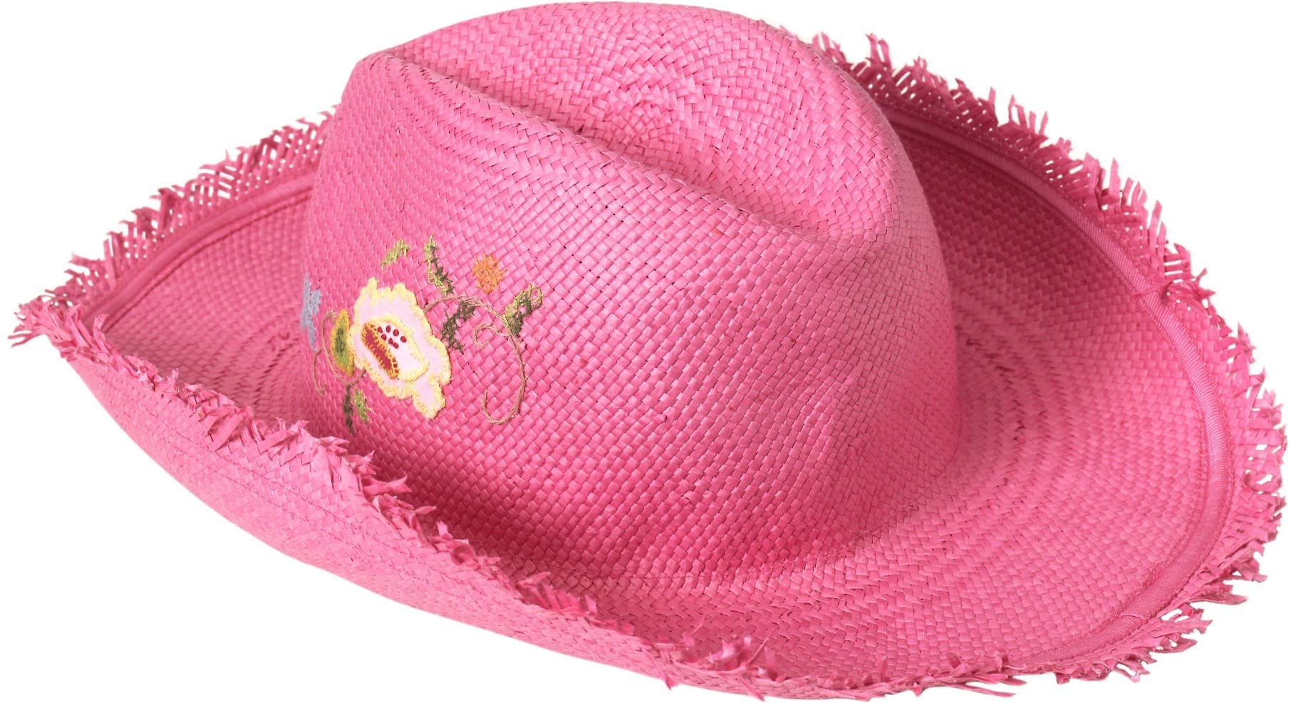 Girls' Straw Cowboy Hat - Image 1