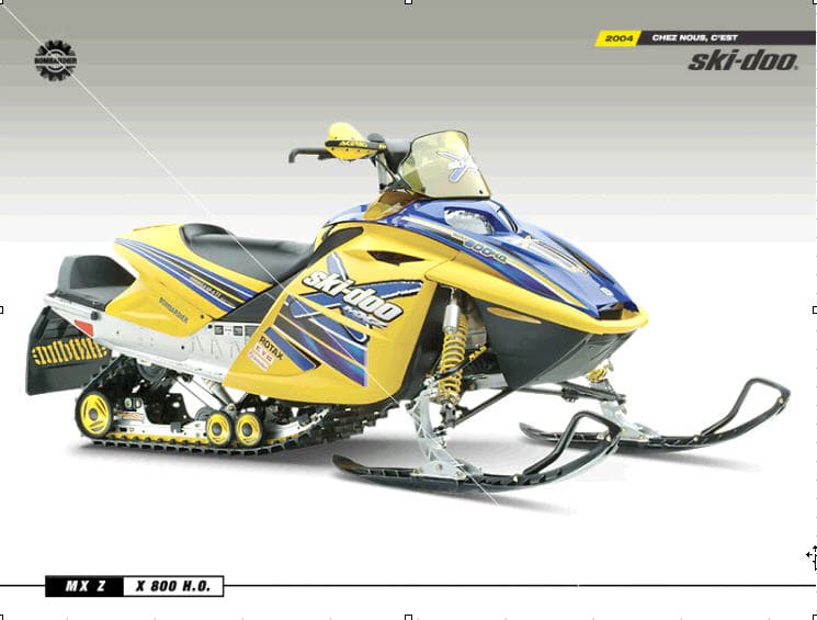 Ski-Doo® 2004 MX Z (E) 800 HO and GSX LTD (E) 800 HO snowmobiles - Image 3