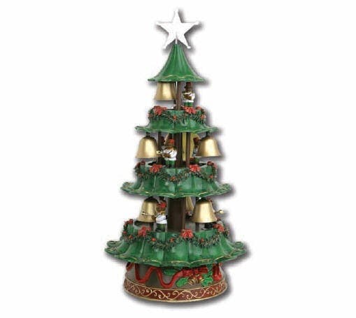 Miniature Musical Bells Christmas Trees - Image 1