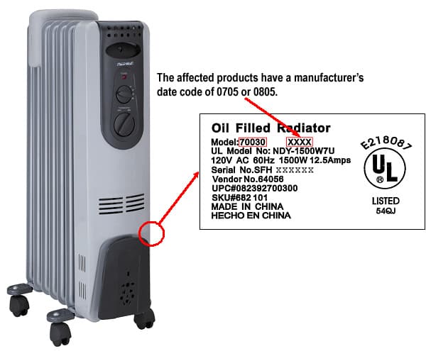 Maxi-Heat™ Electric Oil-Filled Radiator Heater - Image 1