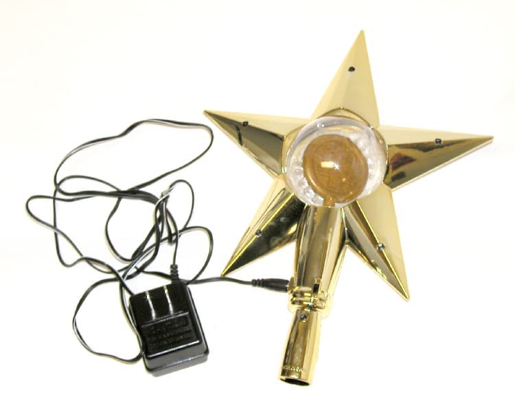 Spinning Star Christmas Tree Topper - Image 1