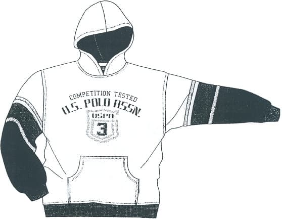 "U.S. Polo Association" Youth Hooded Sweatshirts with Drawstring - Image 1