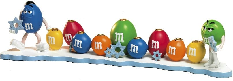 M&M'S® Brand Menorah - Image 1
