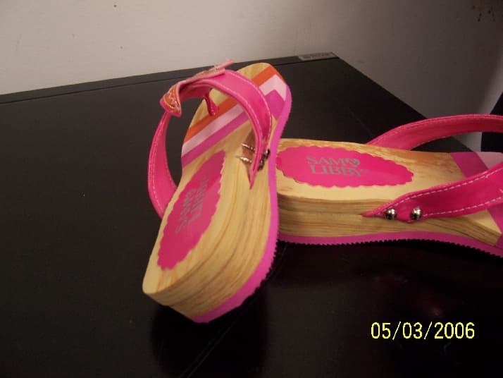 Sam & Libby Girls' Thong Sandals - Image 1