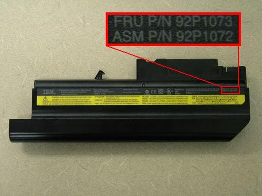 Rechargeable lithium-ion batteries used in ThinkPad notebook computers - Image 1