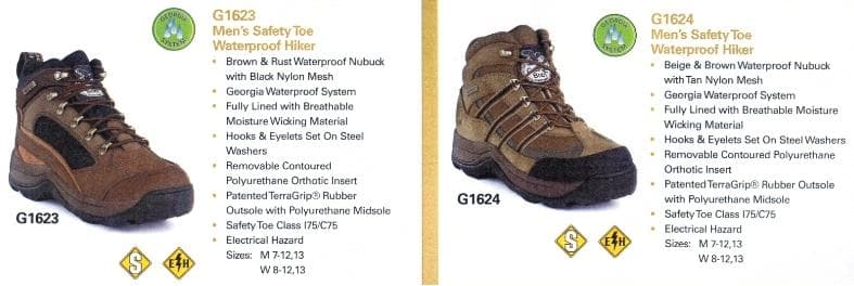 Men's Safety Toe Waterproof Hiker Boots - Image 1