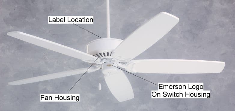 Emerson 60-inch Designer Ceiling Fan - Image 1