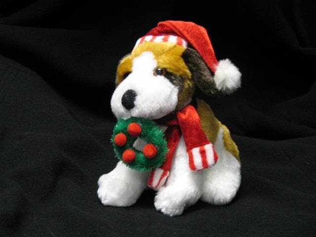 Holiday Time™ Stuffed Christmas Beagles - Image 1