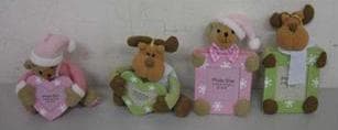 Plush Baby Rattles and Photo Frame Ornaments - Image 2