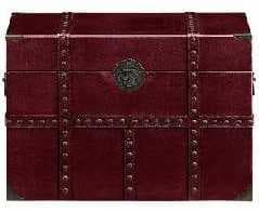 Home Decorators Collection Leather Suitcase Trunks - Image 1