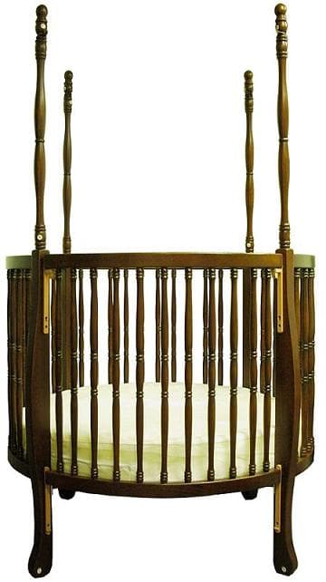 Song Lin Sleigh Round Cribs - Image 2