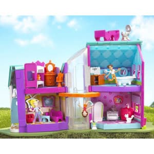 Various Polly Pocket dolls and accessories with magnets - Image 1