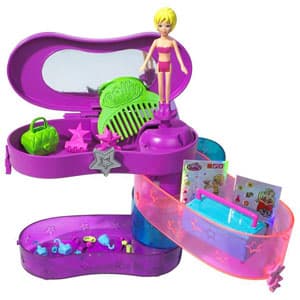 Various Polly Pocket dolls and accessories with magnets - Image 48