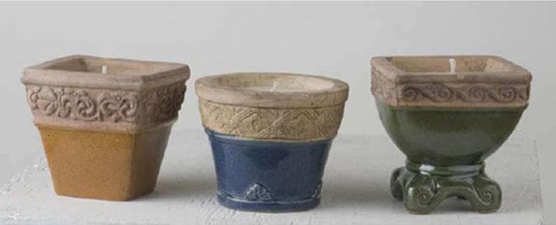 Avant Yarde Decorative Glaze Outdoor Candles - Image 1