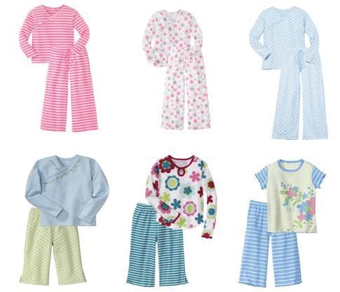 Hanna Andersson Children's Crossover Tee and Lounge Pant Sets and Cropped Johns - Image 1