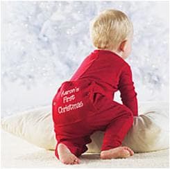 Red Baby Long Johns - Image 1