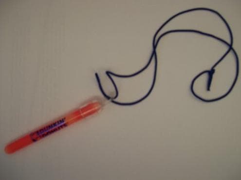 Pink and Orange Glow Sticks (free giveaway with donuts) - Image 1