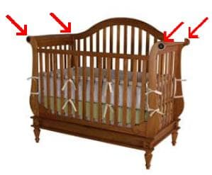 Wendy Bellissimo Collection Convertible Cribs - Image 1