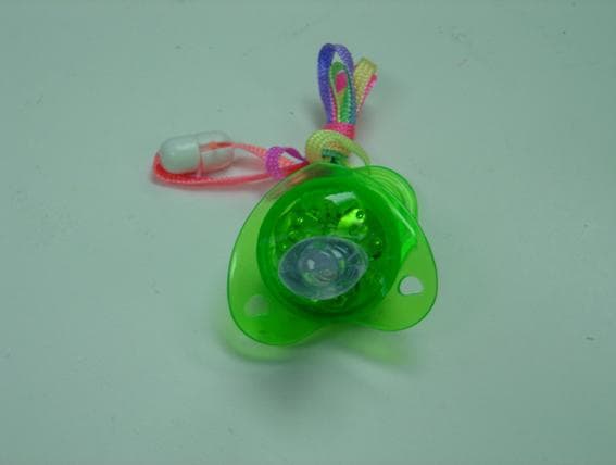 Flashing Pacifiers or 2-in-1 Flashing Pacifiers with Whistle Necklaces - Image 2