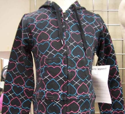 Jewel brand girls' hooded sweatshirts - Image 1