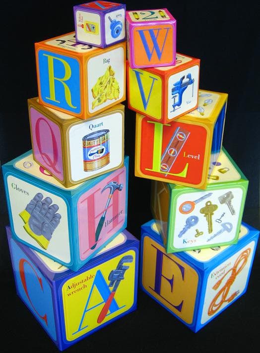Tot Tower toy blocks - Image 1