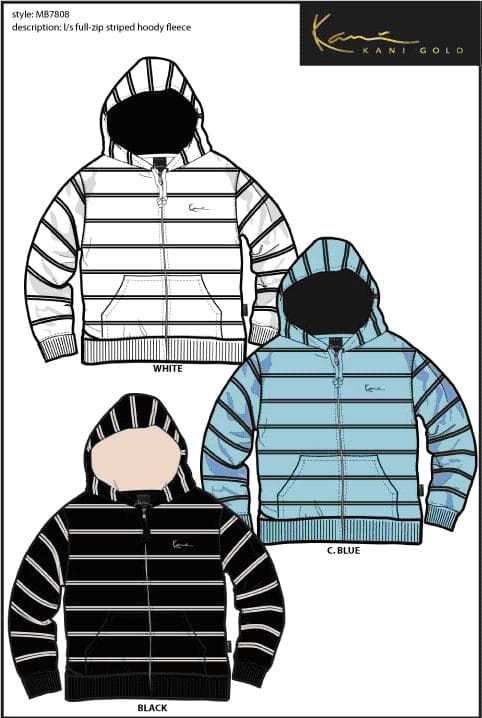 Karl Kani Polo Boys' Fleece Hoody Sweatshirts - Image 1