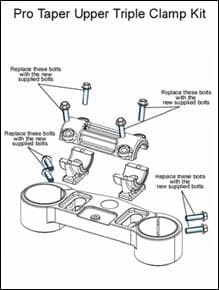 Pro Taper Clamp Kits Used With Off-Road Motorcycles - Image 2