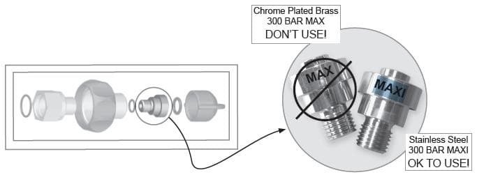Titan DIN 1st Stage Scuba Regulators and Titan/Conshelf DIN Scuba Adaptors - Image 2